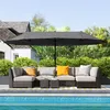 Outsunny slunečník s ruční klikou, oválný 460 x 270 x 240 Náhled obrázku produktu 2