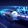 Joyroom Nabjeka do auta 2x Usb C 70W s LED displejem ern Náhled obrázku produktu 6