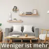 Wand-Regal in weiß matt 595 x 235 mm Produktbild-Vorschau 2