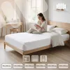 Lantigo Spannbettlaken 100 % Baumwolle Satin 140x200 cm Produktbild-Vorschau 5