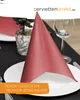 Softpoint Serviette in Bordeaux, 1/4-Falz, 40 x 40 cm, 50 Produktbild-Vorschau 3
