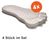 Trittsteine Fuß 4 hübsche Beton Trittplatten im Set Produktbild-Vorschau 6