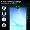 A marketing image showing a phone screen with green arrows indicating case compatibility. Produktbild-Vorschau