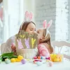 JMOCD 24PCS Easter Burlap with Drawstring,Oster Jutebeutel, Produktbild-Vorschau 5