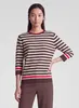 RABE Damen Pullover, Gr. 50, Braun, Ringeloptik, 3/4-Ärmel, Produktbild-Vorschau 11