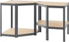 Juskys Eckregal Lageregal Corner Easy 160 x 75 x 40-75 cm | Produktbild-Vorschau 20