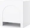 FURNLUX Nachttisch Arco Weiss 50cm / Hauptfarbe: Weiß / Produktbild-Vorschau 1