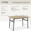 tectake® Esstisch Swansea Industrial Style 120 x 75 x 76 cm Produktbild-Vorschau 5