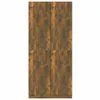 vidaXL Armoire chêne fumé 90x52x200 cm Bois composite Voir les images du produit 11