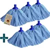 A collage of mop heads, with a tag and a quantity indicator. Produktbild-Vorschau