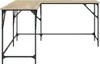 vidaXL Schreibtisch Sonoma-Eiche 149x149x75 cm Produktbild-Vorschau 6