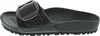 A black Birkenstock Madrid Big Buckle EVA sandal shown from the side against a white background. Produktbild-Vorschau