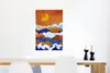 MuchoWow® Poster Gold - Delfter Blau - Blumen 40x60 cm - Produktbild-Vorschau 5