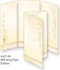 Briefpapier Hochzeit creme (100 Sets inkl. Kuverts) Produktbild-Vorschau 6