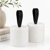 Set di 2 fermaporta in marmo – Bianco – Pesanti fermaporta Anteprima dell’immagine prodotto 3
