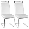 lot de 2 chaises de salle à manger à piétement luge au Voir les images du produit 1
