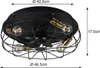 TRIO Trio Trondheim -tuuletinvalaisin 48 cm, 4 x E27, Produktbild-Vorschau 7