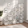 vidaXL Sistema di scaffalature con 15 cubi e ante Anteprima dell’immagine prodotto 2