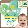 Pampers Harmonie – Windeln – 35 Stück – Größe 1 (2–5 kg) Produktbild-Vorschau 4