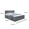 ALTDECOR Boxspringbett mit H3 Matratze und Topper - 200 x Produktbild-Vorschau 6
