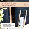 Dekoleiter Holzleiter stehend 150 cm im Old Look Produktbild-Vorschau 5