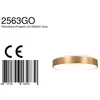 Steinhauer Deckenleuchte RInglede 2563GO Gold˜48cm Produktbild-Vorschau 12