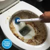 Szczotka do WC z 6 gąbkami Szary plastik z uchwytem Podgląd zdjęcia produktu 5