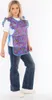 Chasuble Schürze mit Rüsche geblümt 2 Taschen seitlich Produktbild-Vorschau 3
