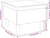 A line drawing of a hocker with dimensions indicated. Produktbild-Vorschau