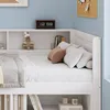 Cama Merax de 120x200 cm con escritorio, cama infantil con Vista previa de la imagen del producto 8