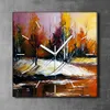 Coloray Uhr auf Leinwand 30x30 cm Wand Uhr Dekoration Produktbild-Vorschau 2