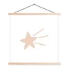 MuchoWow® Textilposter Fallender Stern - Pastell - Kinder - Produktbild-Vorschau 1