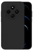 A black phone case with a camera module is shown against a black background. Produktbild-Vorschau