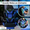 di volio herní židle Ragazo modrá, ergonomická kancelářská Náhled obrázku produktu 16
