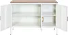 Kommode HWC-L84, Sideboard Schrank Anrichte, 3 Türen Metall Produktbild-Vorschau 4