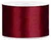 Wstążka satynowa 50 mm/25 m Bordowa Party Deco Podgląd zdjęcia produktu 2