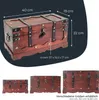 HMF Schatztruhe aus Holz mit dekorativem Schloss, 40 x 19 x Produktbild-Vorschau 5