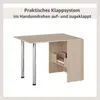 Klappbarer Tisch- Esstisch 170 x 81 x73 cm - Klapptisch - Produktbild-Vorschau 5