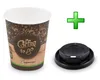 500x Kaffeebecher M 'Cappuccino To Go' mit Trinkdeckel Produktbild-Vorschau 1