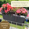 Geländerkasten Balkon mit Wasserspeicher Blumentopf Zaun Produktbild-Vorschau 9