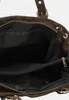 Borsa a mano donna pelle scamosciata  Italy Chiusura zip Anteprima dell’immagine prodotto 4