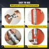VEVOR 3/4NPT hydraulische Schnellkupplung, Produktbild-Vorschau 4