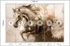 Muralo Selbstklebende Fototapete für Wohnzimmer PFERD Beton Produktbild-Vorschau 2