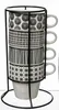 SG Secret de Gourmet Kaffeetassen 4er-Set Bohemia mit Anteprima dell’immagine prodotto 9