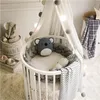 Wachsendes Kinderbett 3in1 oval + Matratze New Baby weiß Produktbild-Vorschau 3