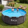 Pool Steel Super Black Wood AVENLI 366 x 100 cm Produktbild-Vorschau 12