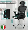 Sesto Senso Bürostuhl Ergonomisch Schreibtischstuhl mit Produktbild-Vorschau 3