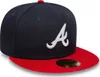 New Era 59FIFTY Cap Atlanta Braves AC Perf blue/red 7 1/8 Produktbild-Vorschau 7