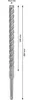 PRO SDS plus-5X Hammerbohrer, 16 x 200 x 260 mm Produktbild-Vorschau 3