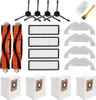 A collection of vacuum cleaner accessories laid out on a white background. Produktbild-Vorschau